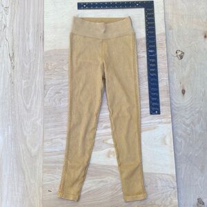 Aerie Offline Seamless Ribbed Cable 7/8 Leggings NWOT Size L Mustard Yellow